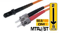Chicote de fibra óptica MTRJ-ST