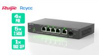 Switch 5p. 2.5G 1 x SFP Cloud Managed PoE+ 70W Max.