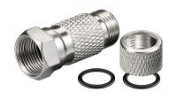 Conetor F Nikel de aplicação rápida 7.3 mm. (5)