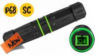 Conetor união exterior p/fibra Optica simplex SC IP68