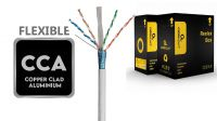 Bobina de cable FTP Cat.5E AWG24 flexible CCA 305m