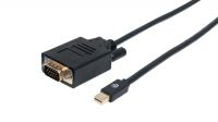 Cable mini DisplayPort V1.1 a VGA 1080P (1920 1080 a 60Hz) M/M 1.8m