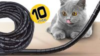 Organizador de cables en espiral 12mm diámetro 10m Negro