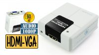 Conversor HDMI a VGA + Audio Profesional