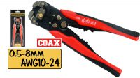 Descarnador automático cabo AWG-24-10 (0.2~6sq.mm) e cravamento terminais