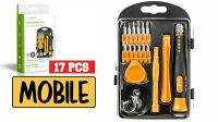 Kit de ferramentas chaves precisão+acessórios reparação Tablet/Telemóvel 17 peças