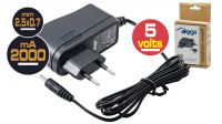 Transformador universal para tablet 5V 2A DC:2.5/0.7mm