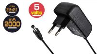 Transformador universal para tablet 10W 5V 2A DC 5.5x2.1 mm.