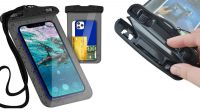 Bolsa universal impermeable Smartphone até 5.5" transparente