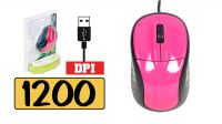 Ratón óptico USB 1200Dpi 3 botones