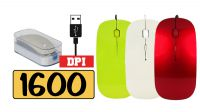 Ratón óptico Slim USB 800/1600 Dpi