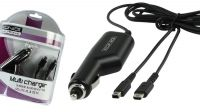 Adaptador de carga para automóvil compatible con consolas Nintendo