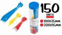 Kit Abrazaderas  150 Piezas En 3 Colores