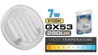 Lámpara bajo consumo GX53 15Kh