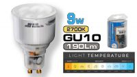 Lámpara bajo consumo foco 9W GU10 15Kh