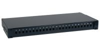 Bandeja de crimpar fibra óptica 19" 12/24 x ST 1U