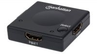 Switch HDMI 2puertos In/1puerto Out 1080P Negro