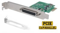 Tarjeta PCI-E 1 puerto paralelo Chipset WCH382 con bajo perfil