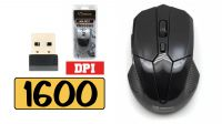 Ratón Wireless óptico 6D 800-1600dpi Negro