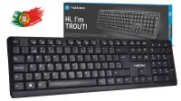 Teclado Natec Slim PT negro