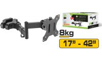 Soporte LCD/TFT 17-32" Vesa 75/100 para tubo negro 8Kg