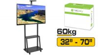 Soporte de suelo con ruedas para LCD/LED/Pantalla interactiva 32-70 "(600x400) max60 kg