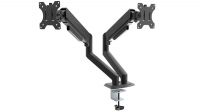 Soporte de mesa sujeción 2 monitores 15"-32" 2 x 10Kg Negro