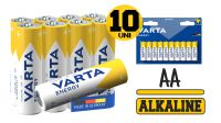 Pila AA/LR6 Varta alcalina 1.5v blister (10unid.)