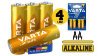 Pila AA/LR6 Varta alcalina 1.5V blister (4unid.)