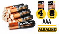 Pilas AAA alcalinas 1.5V DURACELL blister (4unid.)