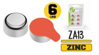 Pilha de zinco ZA13 1.4V (6)