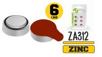 Pilha de zinco ZA312 1.4V (6)
