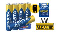 Pila AAA/LR03 Varta alcalina 1.5V blister (6unid.)