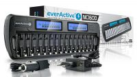 Cargador de batería EverActive de litio-NiMH x 16 baterías LCD NC1600