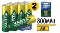 Pila AA recargable Varta R6 Ni-MH 800mAh (2unid.)