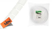 Organizador de cables 20-25mm Blanco 10m