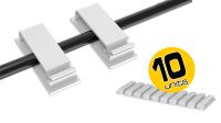 Organizador de cables adherente (10unid)