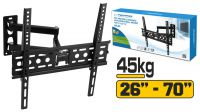 Suporte LCD 26"-70" VESA 400x400 inclin. Tilt 45Kg Máx. Preto