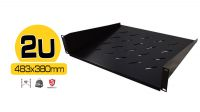 Bandeja fija 2U Negra
