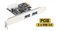 Placa PCI Express > 2xUSB 3.1 GEN1 + Low Profile