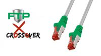 Cable de red crossover S/FTP (PiMF) LSZH Cat.6 CU Gris