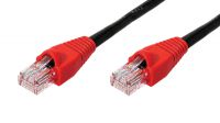 Cable de red UTP cruzado PHASAK Cat. 5E Negro