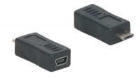 Adaptador USB Micro 05P Macho a mini USB Fêmea