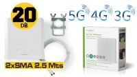 Antena 3G/4G/5G IP65 - 698-5000MHz 6dBi