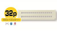 Painel frontal 19" para 32 Portas 2U