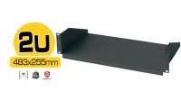 Bandeja frontal para rack 19" 250mm 2U megra