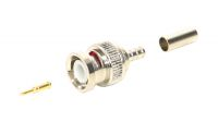 Conector BNC Plug RG 174 para cravar.