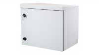 Armario de pared 19" exterior IP65 6U 450mm x 590mm x 400mm puerta metálica Gris