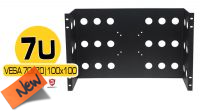 Suporte Vesa 100x100 Universal para montagem em rack 19" 7U preto