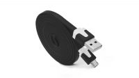 Cable USB A Macho a micro USB B Macho plano 2m